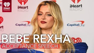 Bebe Rexa Acceptance Speech - Dance Song Of The Year | 2023 iHeartRadio Music Awards