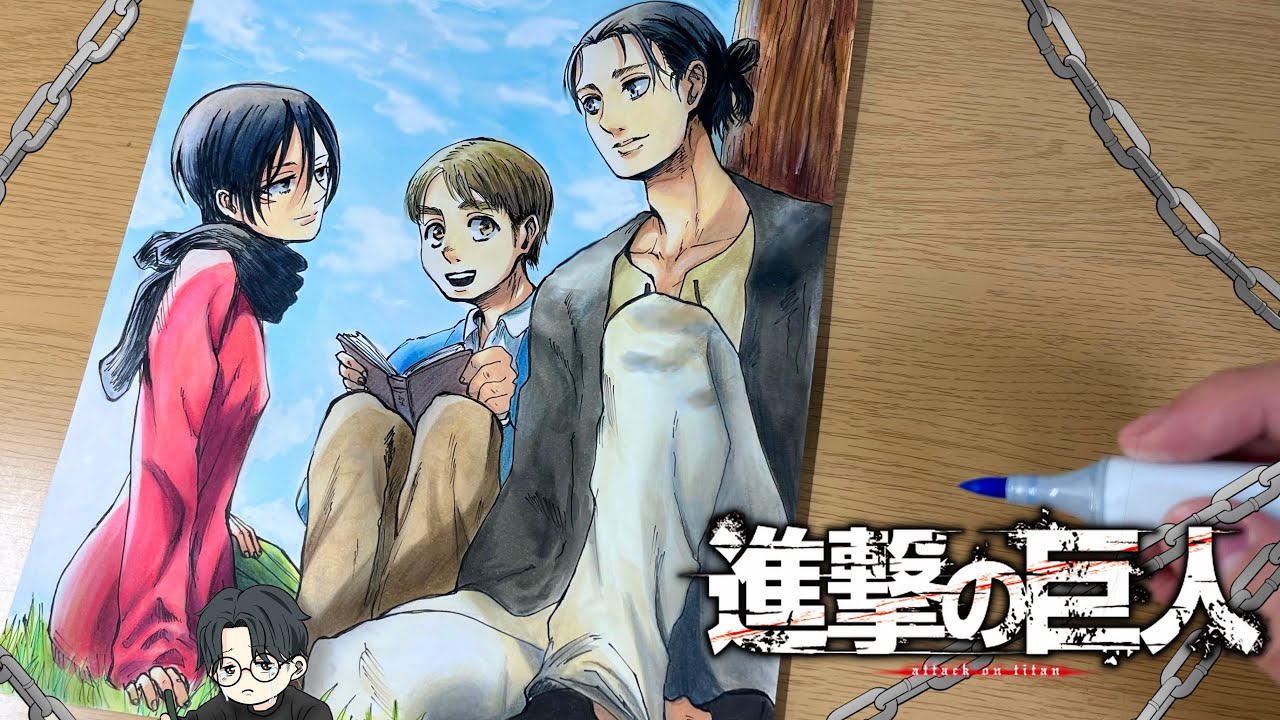 進撃の巨人　キノコスミニ エレン アルミン Anique Shop JAPAN