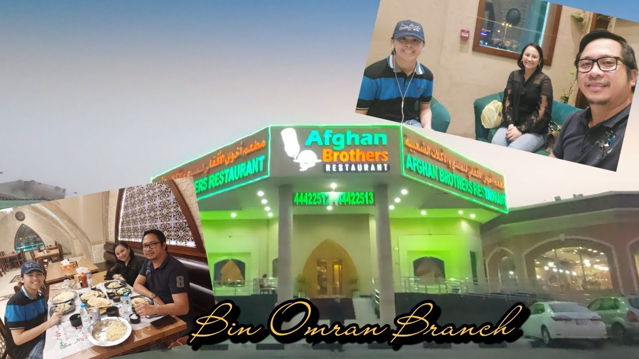 Arabic food Afghan Brothers Restaurant Happy OFW family YouTube