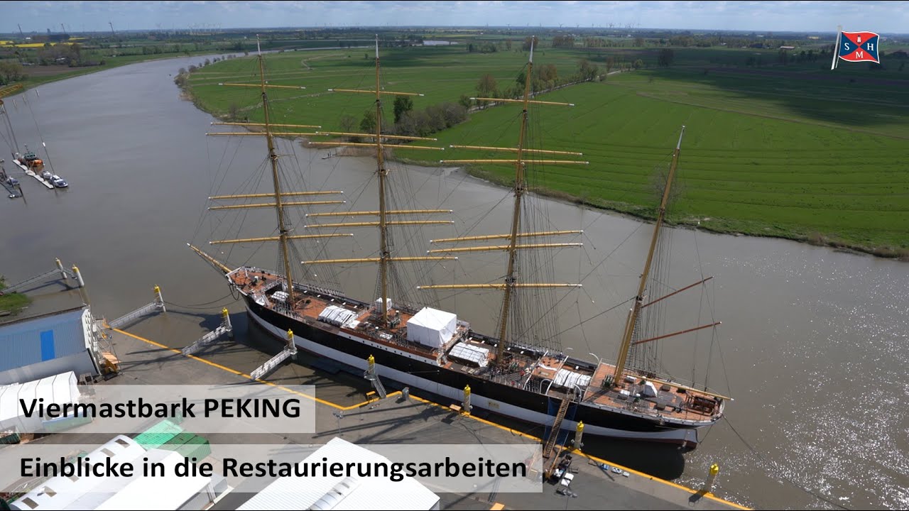 Viermastbark PEKING - Einblicke in die Restaurierungsarbeiten