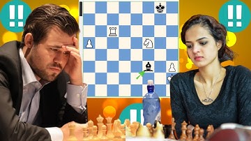 Super Hero Magnus carlsen vs Tania sachdev 59