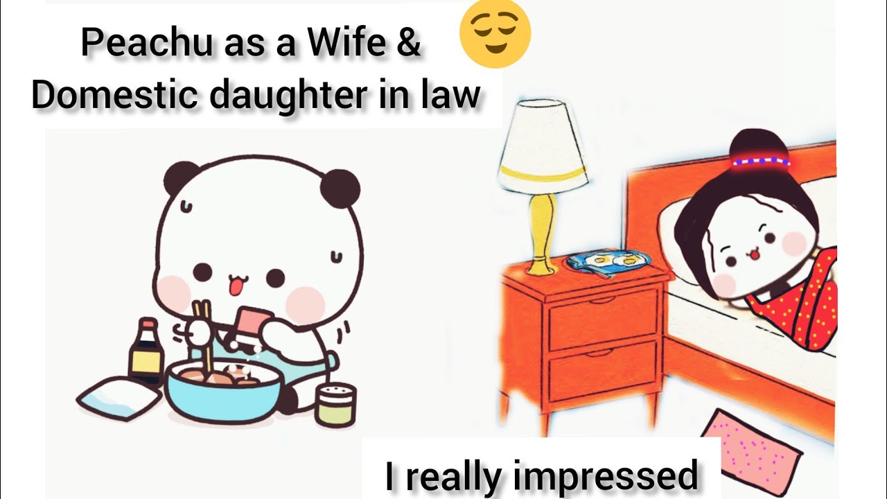 Peachu's Domestic life 😘🥺|| peach Goma stories 😍