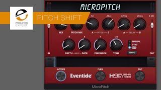 MicroPitch From Eventide   Set Up Simple \& Intuitive Tone Fattening \& Delays In Seconds