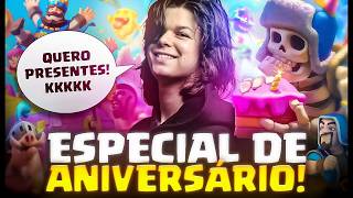 LIVE ESPECIAL DE ANIVERSÁRIO! CLASH ROYALE TOP GLOBAL