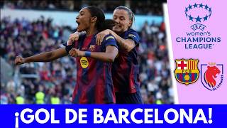 SALMA PARALLUELO SCORED A STUNNING GOAL for BARCELONA'S 3-0 lead against Lyon | Women's Champions...
