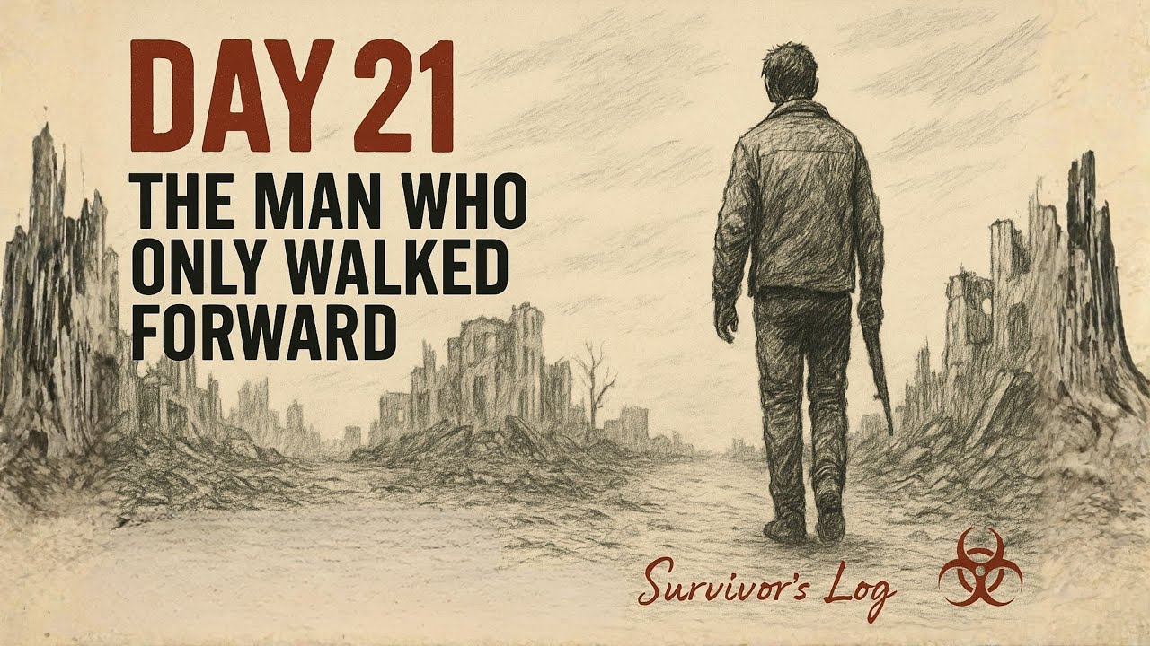 Day 21 — The Man Who Only Walked Forward (Zombie Apocalypse Short Film | Unstoppable Survivor)