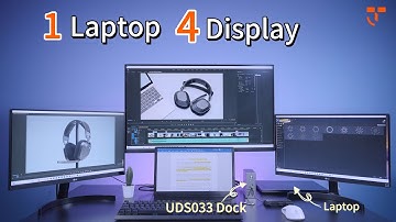 TobenONE UDS033 DisplayLink Docking Station: The Ultimate Quad Monitor Setup for 2025