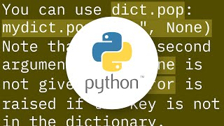 Celebrity Delete a dictionary item if the key exists Net Worth