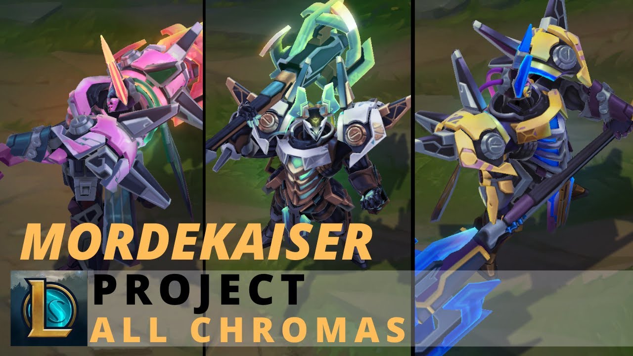 PROJECT Mordekaiser All Chromas - League of Legends