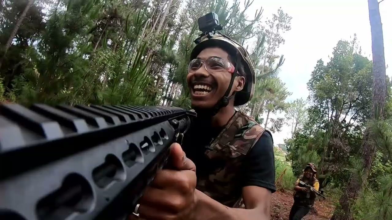 Airsoft Madagascar - Myh et Mbalait miteste Airsoft (contre gros Bras)