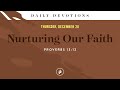 Nurturing our faith  daily devotional