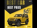 Cinematic Jeep Poster Animation in After Effects 🔥