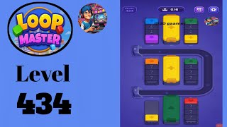 Loop master color jam sort level  434 solution for gameplay