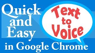 Free Human Sounding Text to Voice for Google Chrome