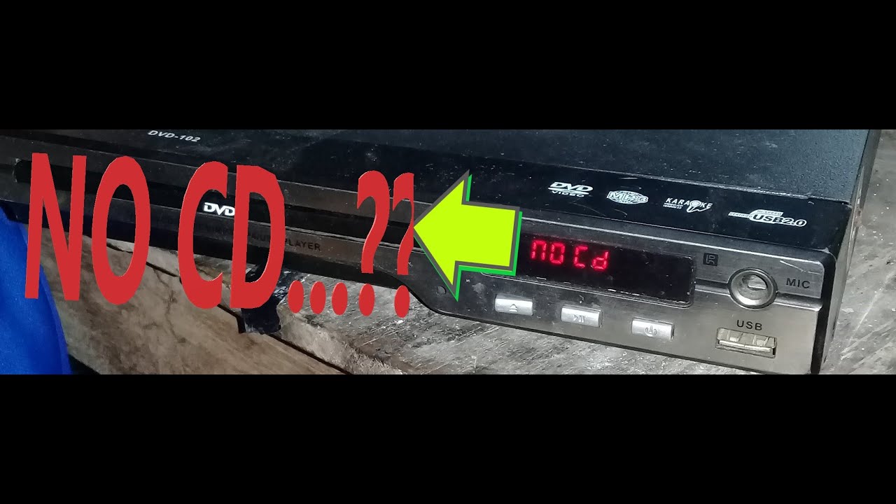 Cara memperbaiki DVD NoDisk/NoCD YouTube