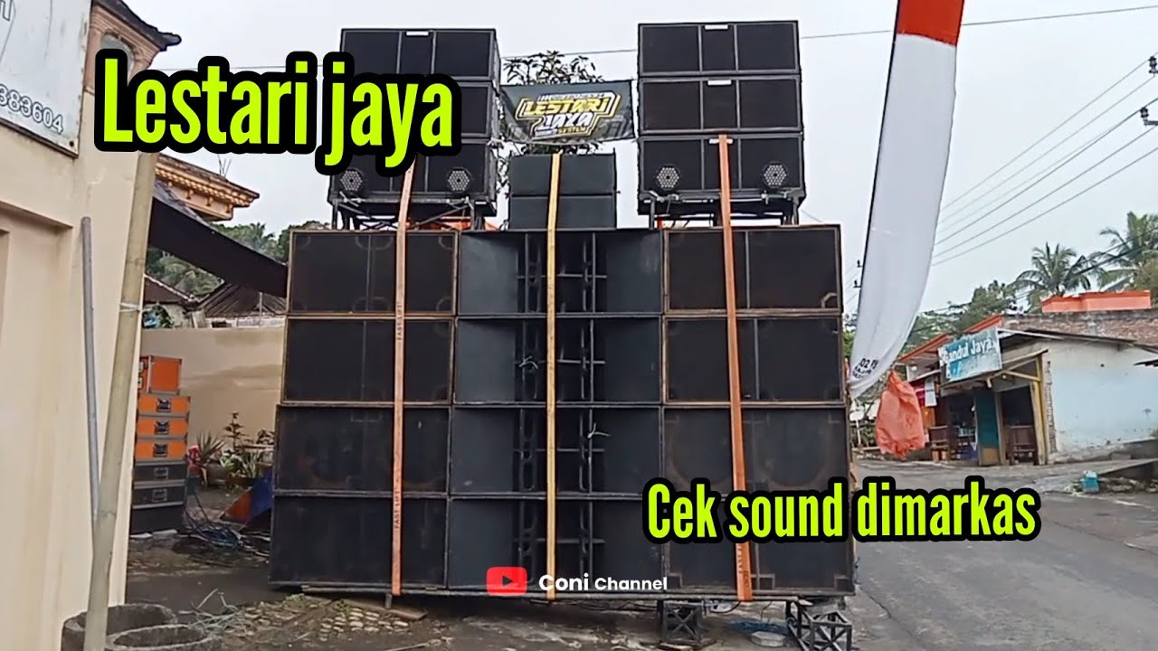 LESTARI JAYA cek sound dimarkas,12 subwofer PLANAR x CLA