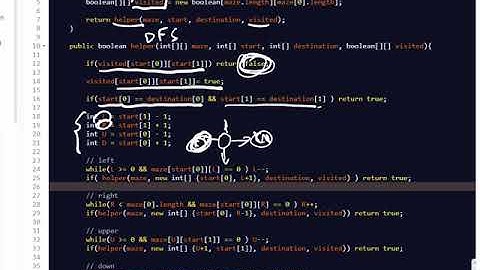 LeetCode 490. The Maze | Java | DFS