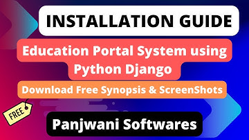 Installation Guide | Education Portal Project using Python Django