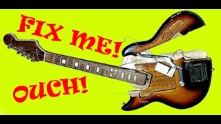 guitar repair tips & set up tools tips diy and save $