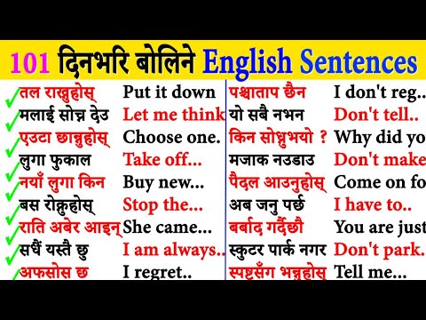 बेसिक English कसरी सिक्ने easy way English to Nepali for learners with Hamro English guru lesson 1