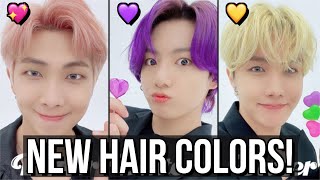 BTS Hair Colors ‘Butter' Comeback! 💖💜💛 [Pink, Purple, Blonde!]