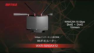 10Gインターネット時代にふさわしいフラッグシップWi-Fi 6ルーター【バッファロー公式】