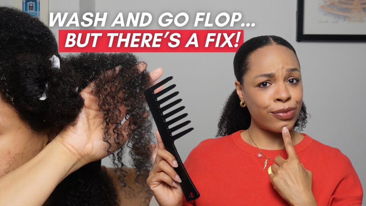 My Wash & Go FLOPPED & Here's Why | The Routine For My Type 4 Hair That Actually Works