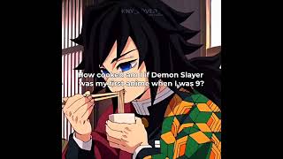Yes. I started Demon Slayer when I was 9 (Lockdown time) ;) (OG Idea)