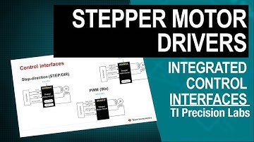 Integrated stepper driver control interfaces