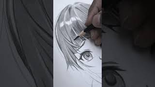 【イラストメイキング】Sketch - ASMR || Hinata  #shorts #イラストメイキング #painting  #animeart