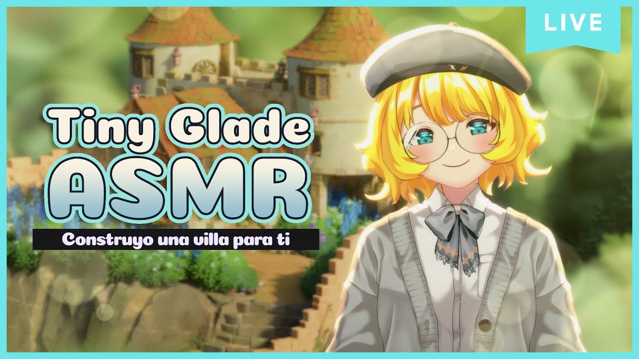 【ASMR roleplay】 Construyo una villa para ti ✨ / Tiny Glade ASMR 【Sunny Suuris】