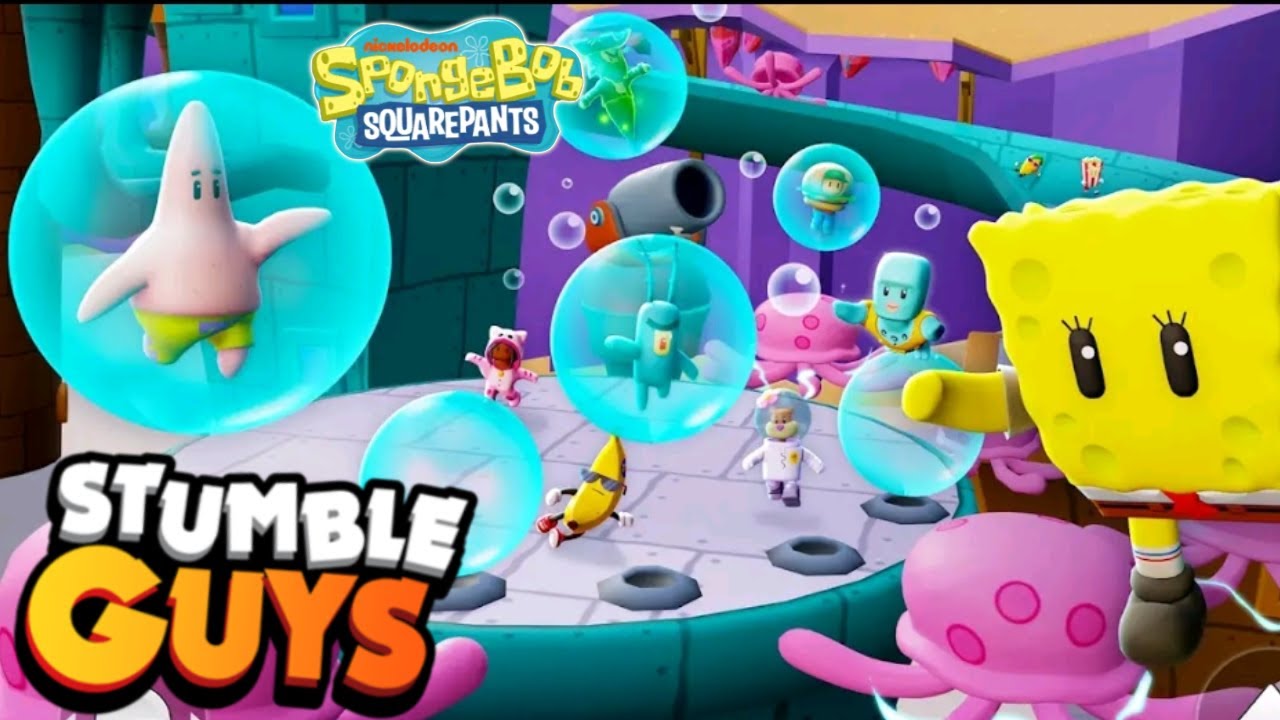 🔴 [LIVE] Review Skin Patrick dan Map SpongeBob Stumble Guys - YouTube