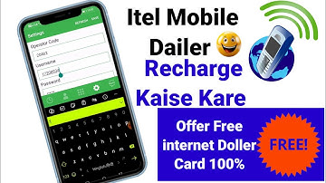 Itel mobile dailer / itel mobile dialer recharge kaise kare /itel mobile dialer recharge #itel hindi