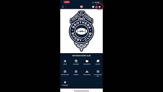 How to use Team App - Brothers Rugby Club screenshot 1