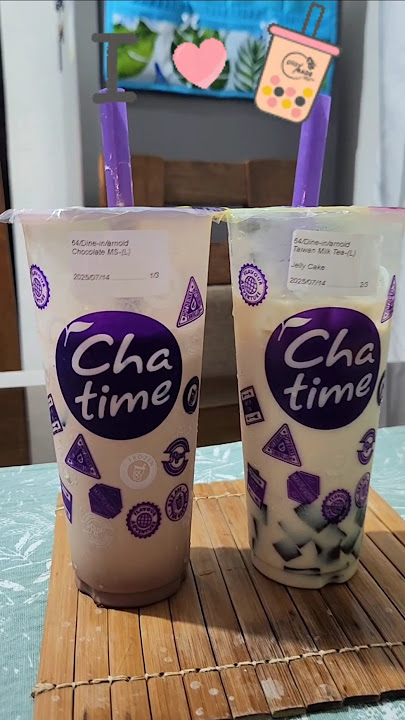WE 💜 MILK TEA 🧋 #chatime 🧋 #chocolatemousse 🧋 #taiwanmilktea 🧋 #satisfying 🧋 #shortsviral