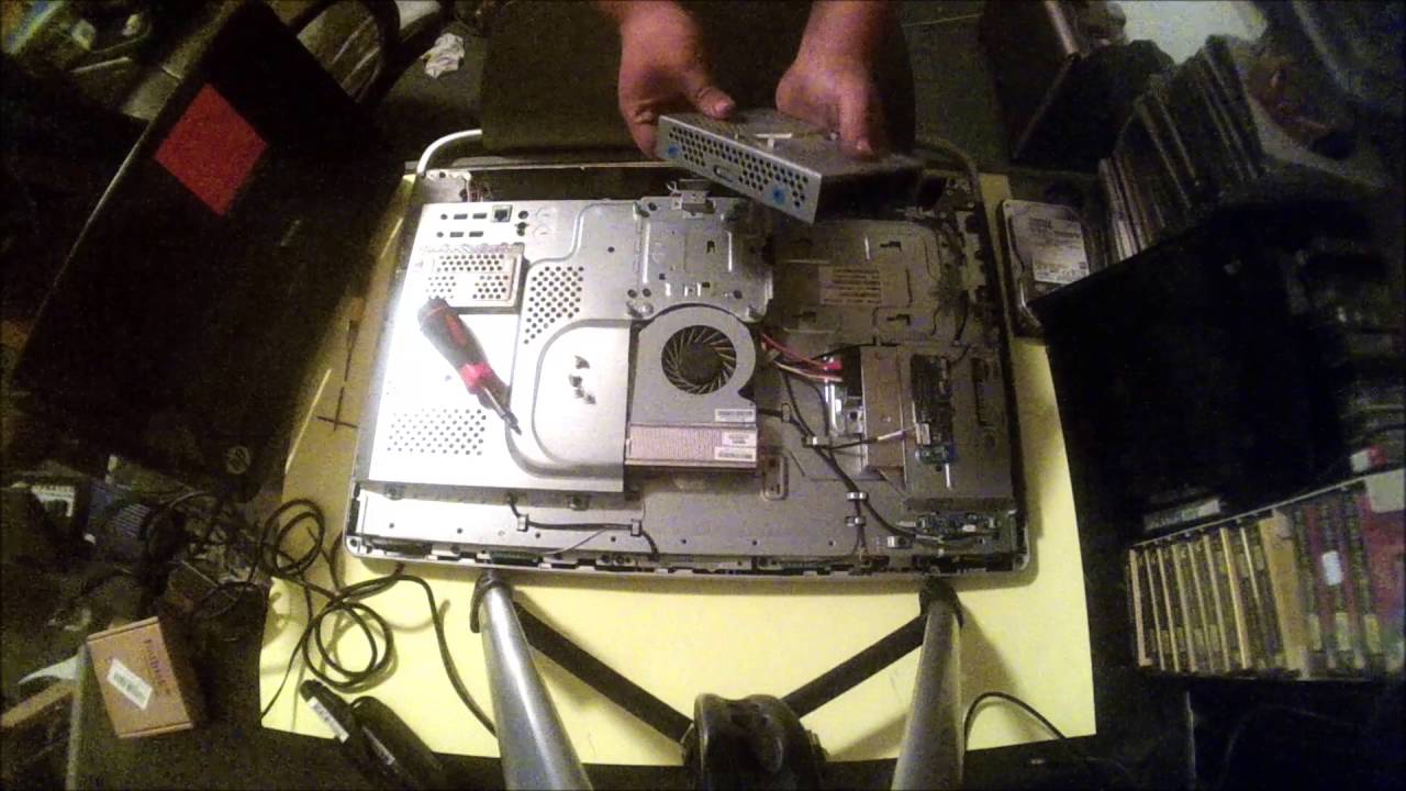 HP Touchsmart 520-1155 HDD Replacment - YouTube