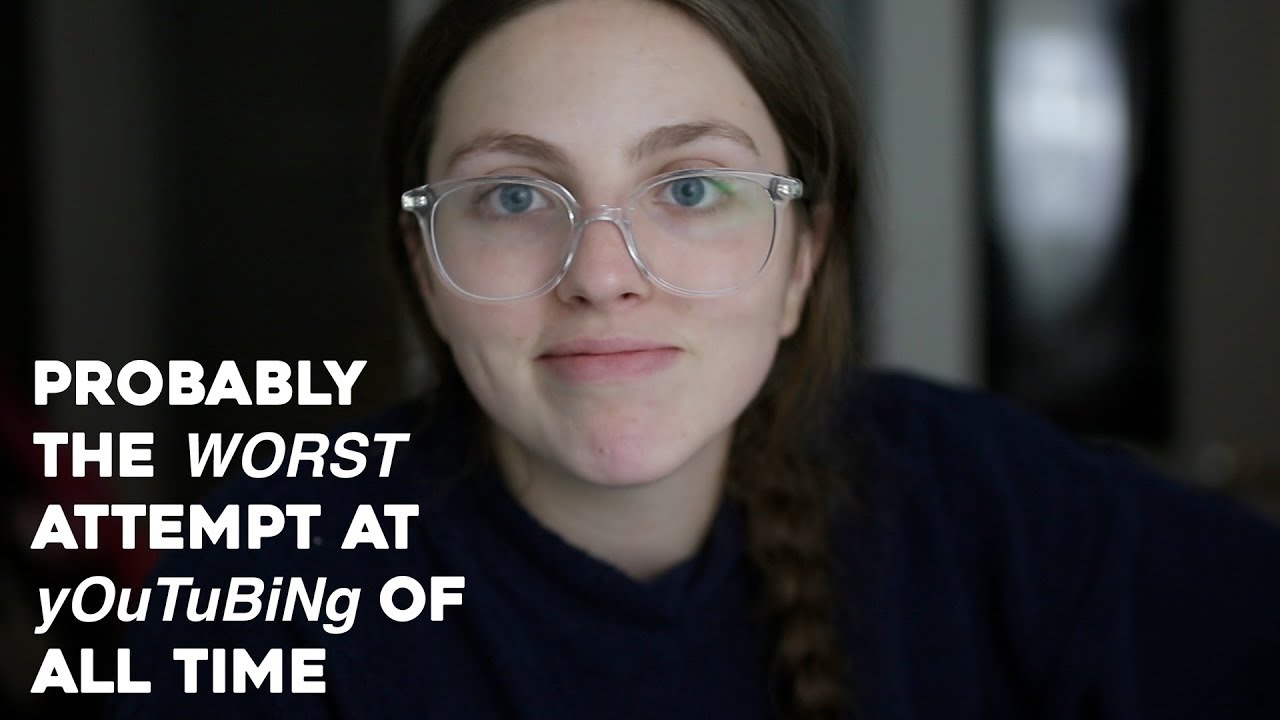 PROBABLY THE WORST YOUTUBE ATTEMPT EVER? What's on My Skin