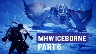 Monster Hunter World Iceborne Part 6 - Barioth First Encounter Solo With Bow. PS4