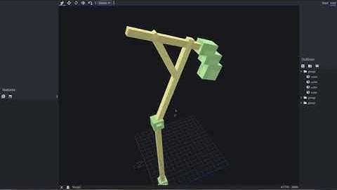 Scythe modeling for minecraft (BlockBench)(minecraft)