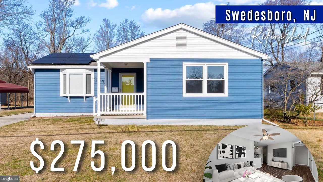 AFFORDABLE RANCHER under 300,000 South NEW Jersey House Tour 3 Bedrooms Swedesboro 1