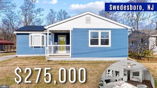 AFFORDABLE RANCHER under $300,000 | South NEW Jersey House Tour | 3 Bedrooms | Swedesboro | 1 Bath