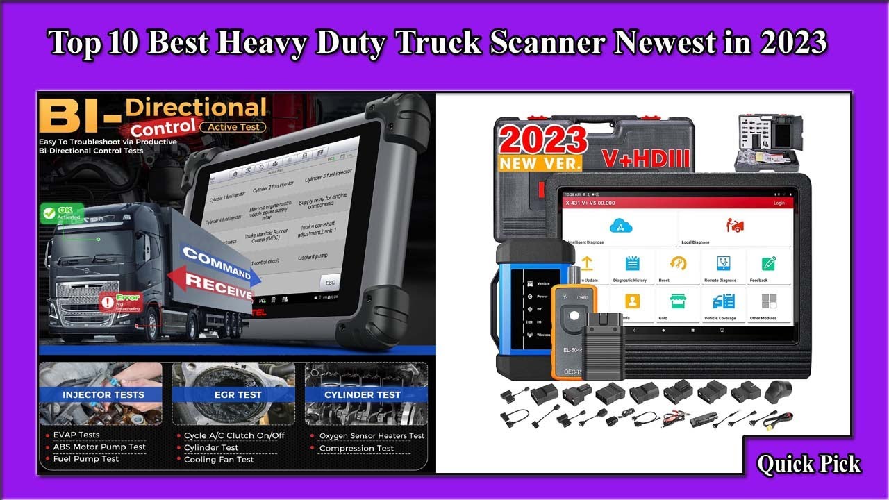 Top 10 Best Heavy Duty Truck Scanner Newest in 2023 YouTube