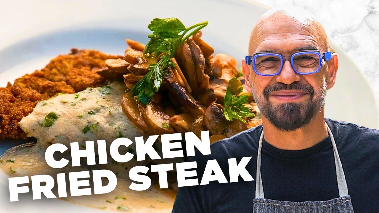 Michael Symon’s COFFEE Chicken Fried Steak | Symon’s Dinners Cooking Out 🔥🍴