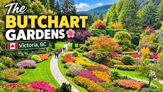 The Butchart Gardens 🌸 | Beautiful Gardens in Victoria, Canada 🇨🇦