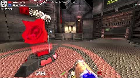 QL CTF Simple Rule Future Crossing Highlights, 2x twofer rocket kills.