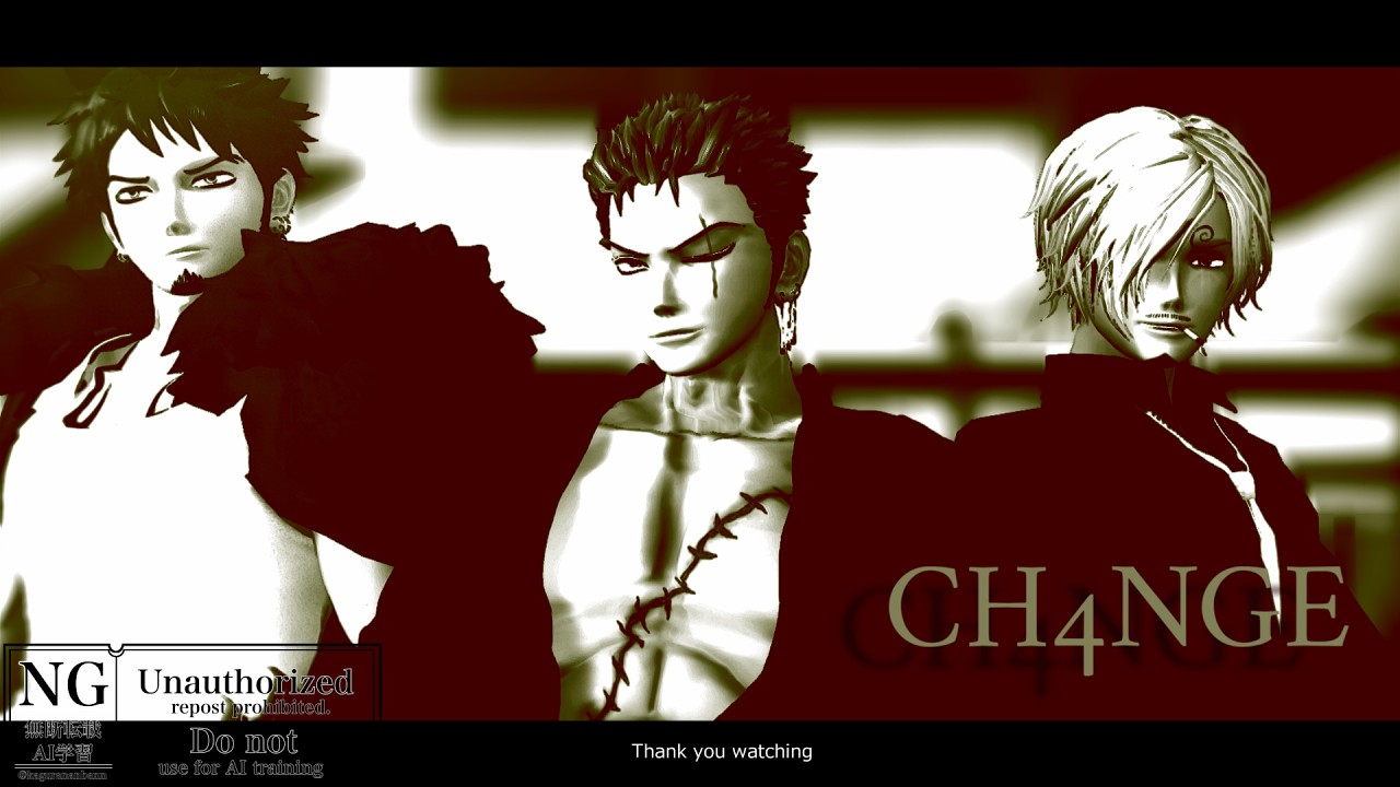 【MMDワンピ】CH4NGE　【MMDステージ配布する？】