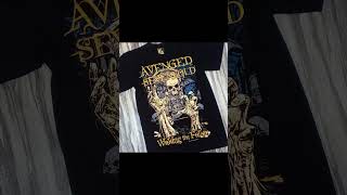 NTS NEW TYPE SYSTEM A7X AVENGED SEVENFOLD ROCK BAND COLLECTORS TSHIRT