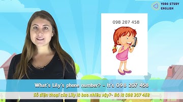 YODO SE - TIẾNG ANH LỚP 4 - Unit 18 - Bài giảng 1: Chủ đề hỏi và trả lời về số điện thoại