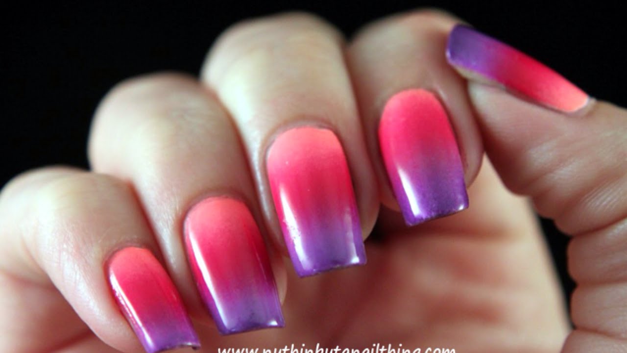 7. Gradient Nail Designs with Sponge Technique - wide 7