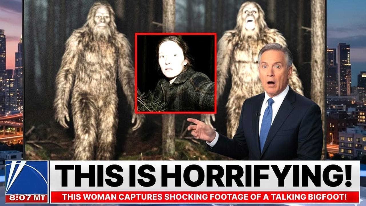 This Woman Captures Shocking Footage Of A Talking Bigfoot!